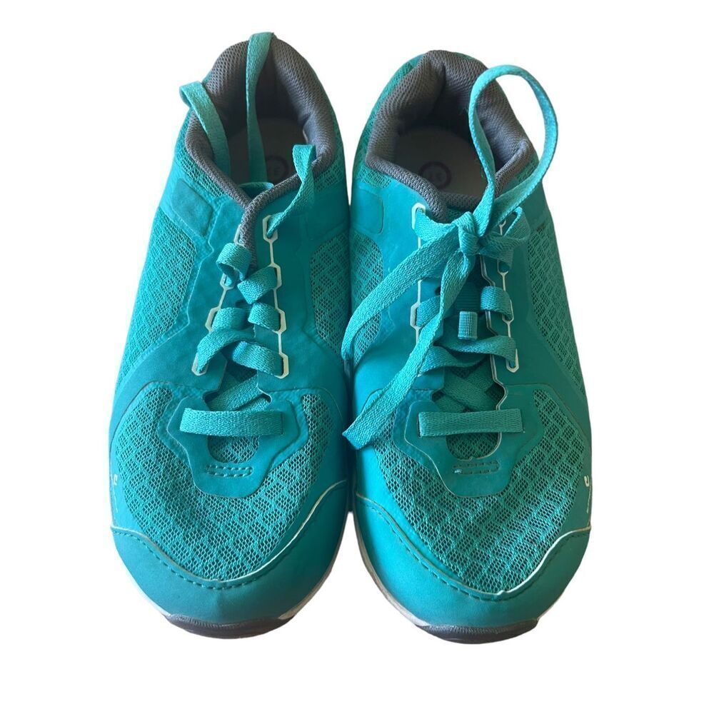 Shimano Womens Turquoise Lace Up Pedaling Dynamics Cycling Shoes Size 5.5